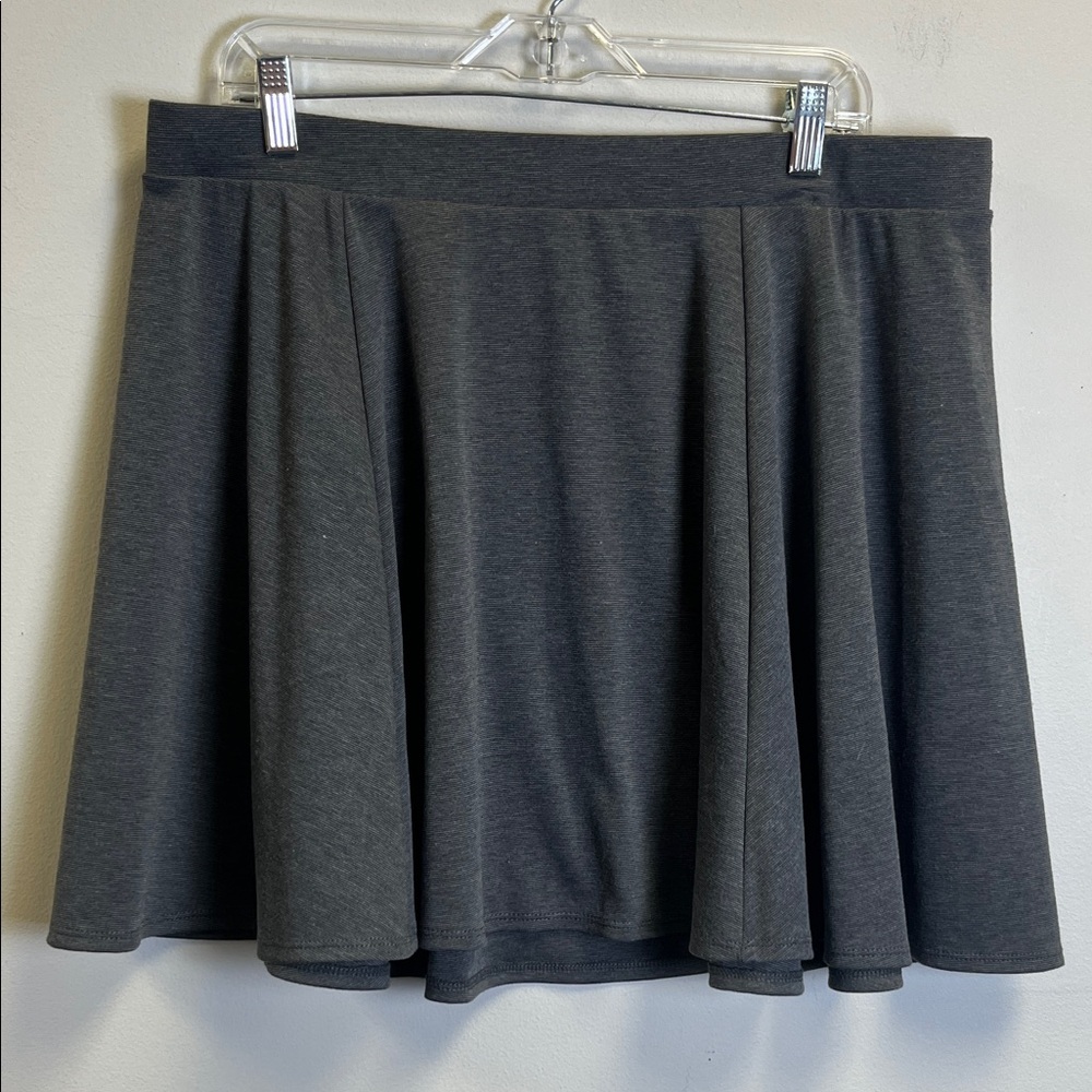 Maurices Charcoal Skater Skirt